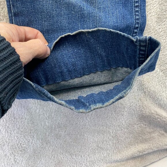 Signature By Levi Strauss & Co. Womens Medium Blue Bootcut Jeans Misses 8 Short - Picture 10 of 16